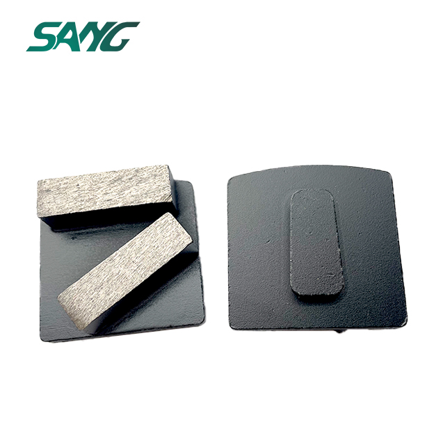 Segment de meulage diamant husqvarna redi lock double barre pour la préparation de la surface du sol en béton